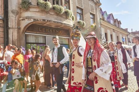 Izjemen obisk zaznamoval 50. Dneve narodnih noš in oblačilne dediščine v Kamniku (Boštjan Tacol)  (24)